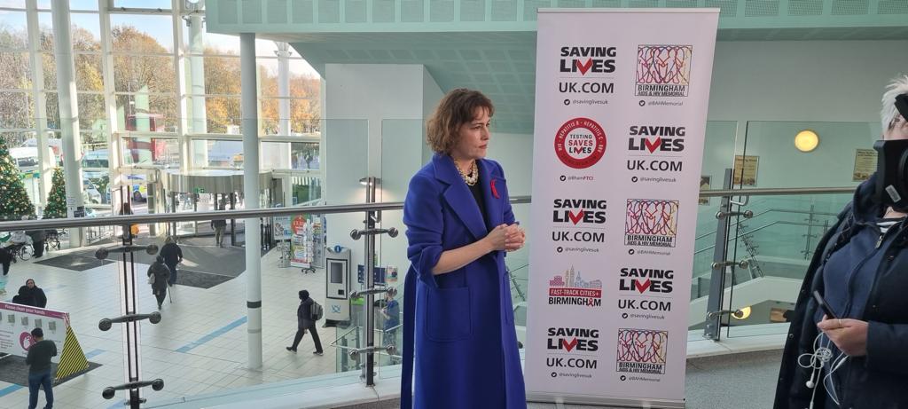 Victoria Atkins announcing the new funding today